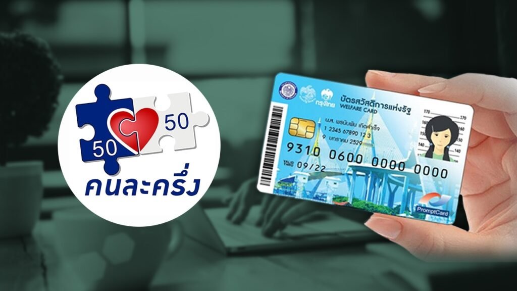 โครงการคนละครึ่งพลัสบัตรสวัสดิการ